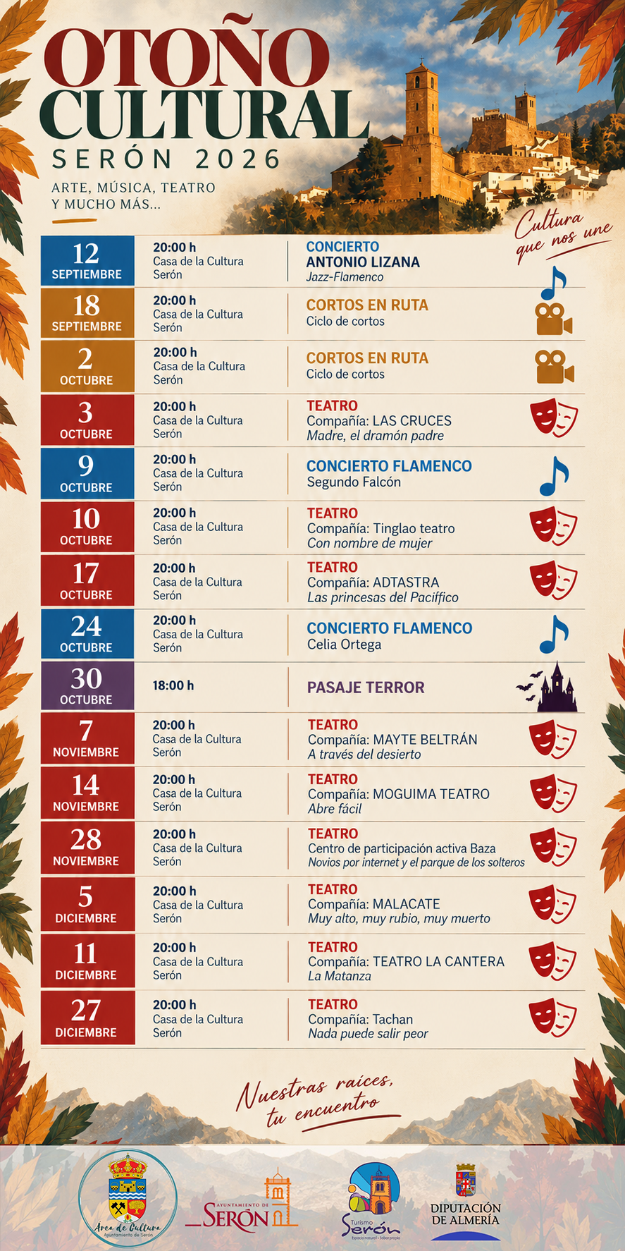 OTOÑO CULTURAL 2026